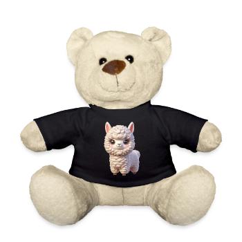 Alpaka 3 - Teddy - Schwarz - Vorne