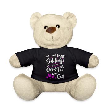 Protection de la vie familiale Sarcasme - Nounours - noir - Devant