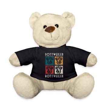 Hund Loyalität Hundeliebhaber Mut - Teddy - Schwarz - Vorne