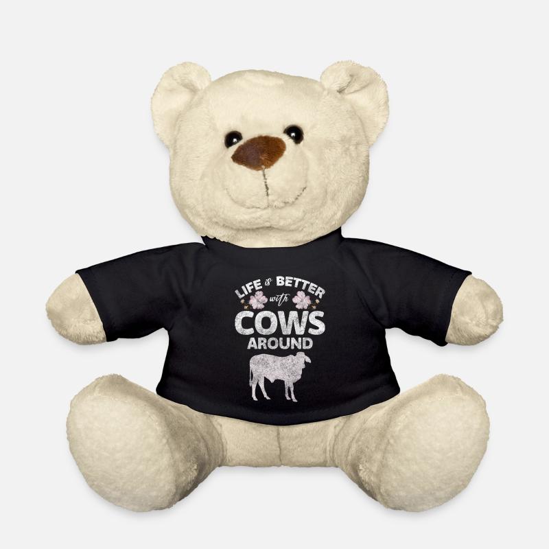 Kuh Milch Euter Milchkuh - Teddy - Schwarz