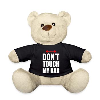 Don't touch my bar - Teddy Bear - black - Front