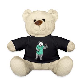 Panda Dart Dartpfeil - Teddy Bear - black - Front