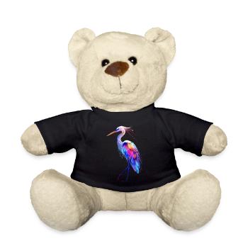 Reiher Vogel - Teddy - Schwarz - Vorne