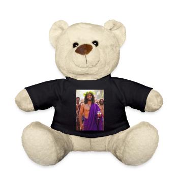 Dionysos, schöner Gott in Weinrebenkrone - Teddy - Schwarz - Vorne