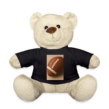 Sports - Rugby, ballon - Nounours - noir - Devant