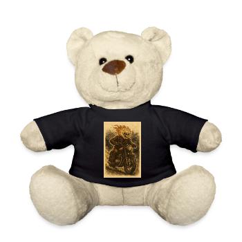 Ghost Rider im Vintage-Stil - Teddy - Schwarz - Vorne