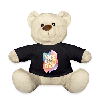 Nice summer vibe - Teddy - Schwarz - Vorne
