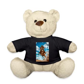 Epic Cowboy Jump - Teddy Bear - black - Front