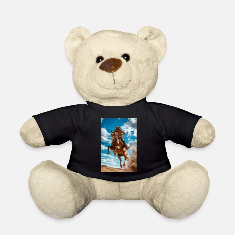 Epischer Cowboy-Sprung - Teddy - Schwarz