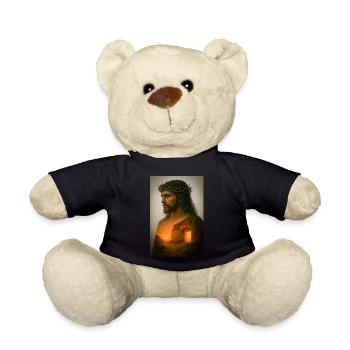 Risen Savior at Dawn - Teddy Bear - black - Front