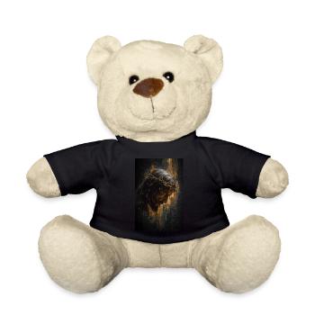 Man of Sorrows – Crowned in Thorns - Teddy Bear - black - Front