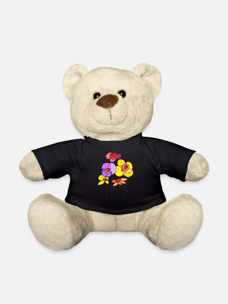 Fleur - Nounours - noir