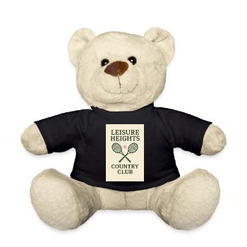 Leisure heights Country Club - Teddy Bear - black - Front