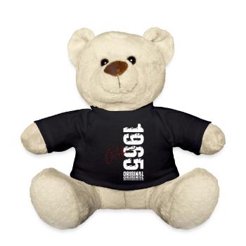 60. Geburtstag Original Oktober Jahrgang 1965 - Teddy - Schwarz - Vorne