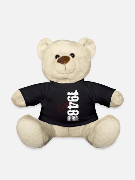 77. Geburtstag Original Oktober Jahrgang 1948 - Teddy - Schwarz