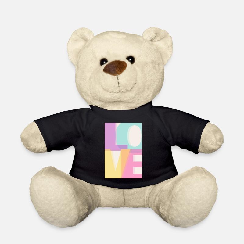 LOVE Pastell - Teddy - Schwarz