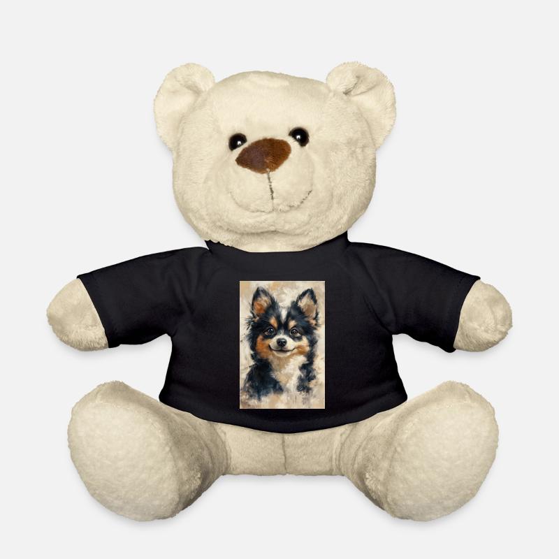Illustration of a dog - Teddy Bear - black