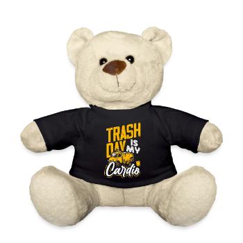 Garbage Day is my favorite day - Teddy Bear - black - Front