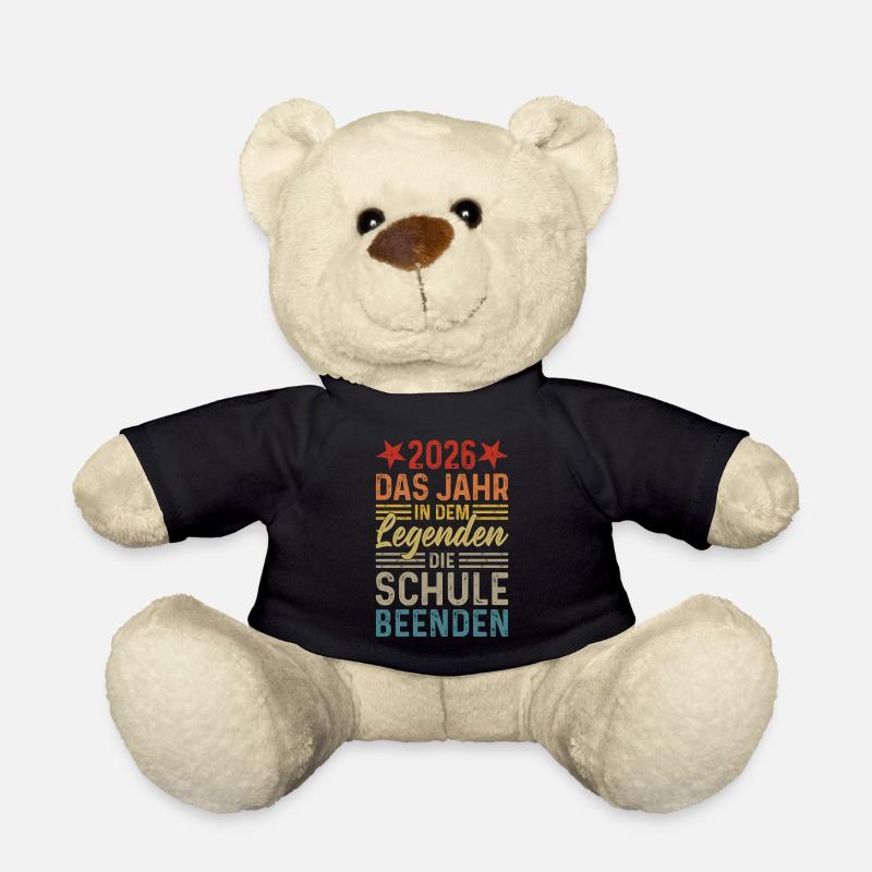 2026 Das Jahr in dem Legenden die Schule beenden - Teddy - Schwarz