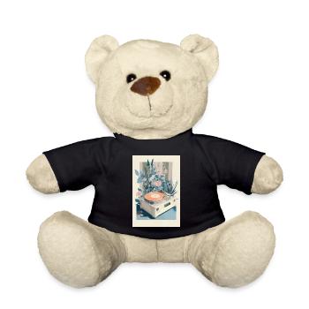 Retro Bloom Vinyl Dream - Teddy Bear - black - Front