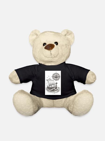 Compass Viking Segelschiff - Teddy - Schwarz