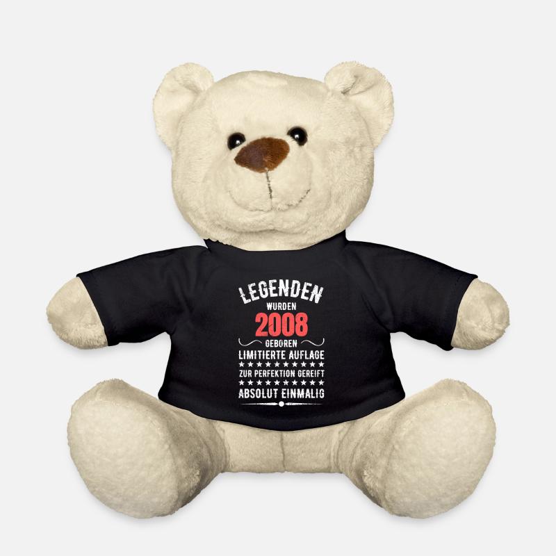 Limited Edition 2007 18th Birthday Gift - Teddy Bear - black