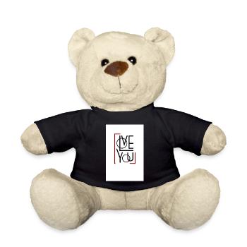 Liebe Dich Geometrischer Rahmen - Teddy - Schwarz - Vorne