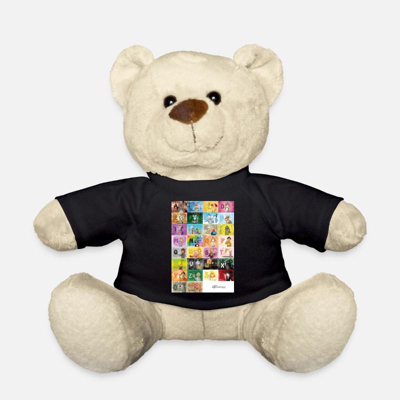 Deutsches Fingeralphabet 1 / - Teddy - Schwarz