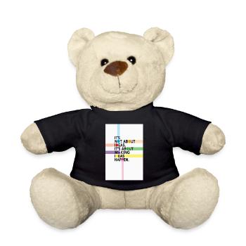 It's Not About Ideas It's About Making Them Happen - Teddy Bear - black - Front