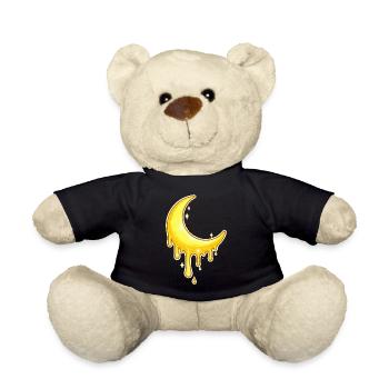 Goldener Mond Tropfen - Teddy - Schwarz - Vorne