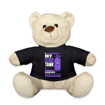 Scuba Tauchflasche unter Druck - Teddy - Schwarz - Vorne