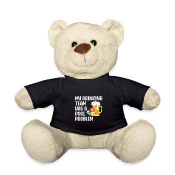Mein Trinker-Team hat ein Pool-Problem - Teddy - Schwarz - Vorne