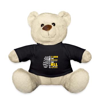 I Love My radiographer radiographer - Teddy - Schwarz - Vorne