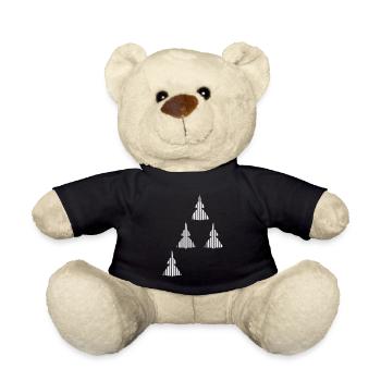 JA 37 Vermisster Mann der schwedischen Luftwaffe - Teddy - Schwarz - Vorne