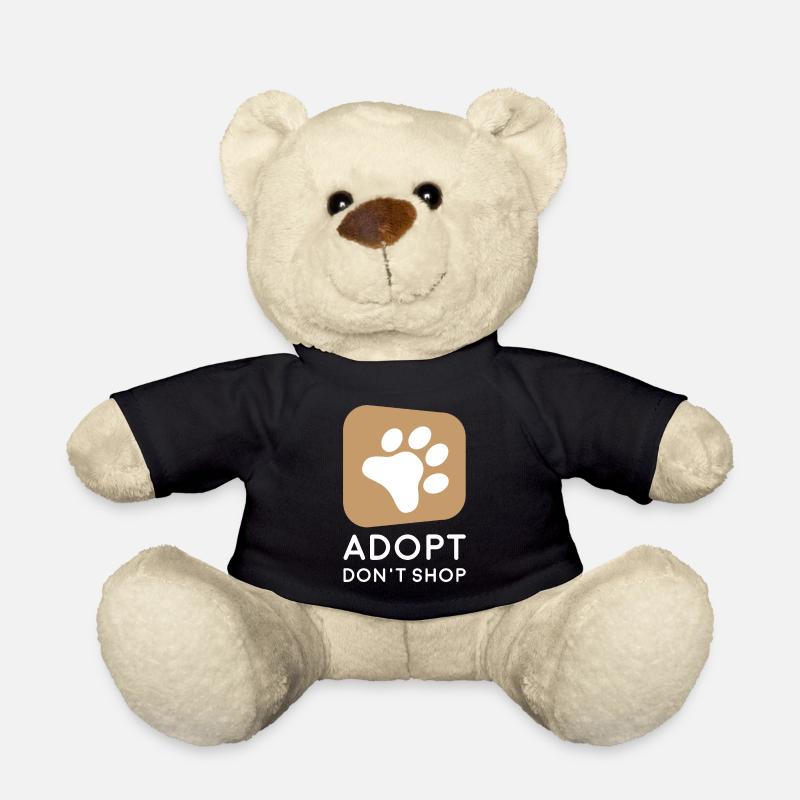Adopt - dont shop I Tierretter - Teddy - Schwarz