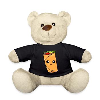 Burrito Comic - Teddy Bear - black - Front