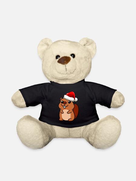 Biber Comic Weihnachten - Teddy - Schwarz