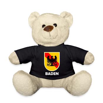 The beautiful Badnerland - Teddy Bear - black - Front
