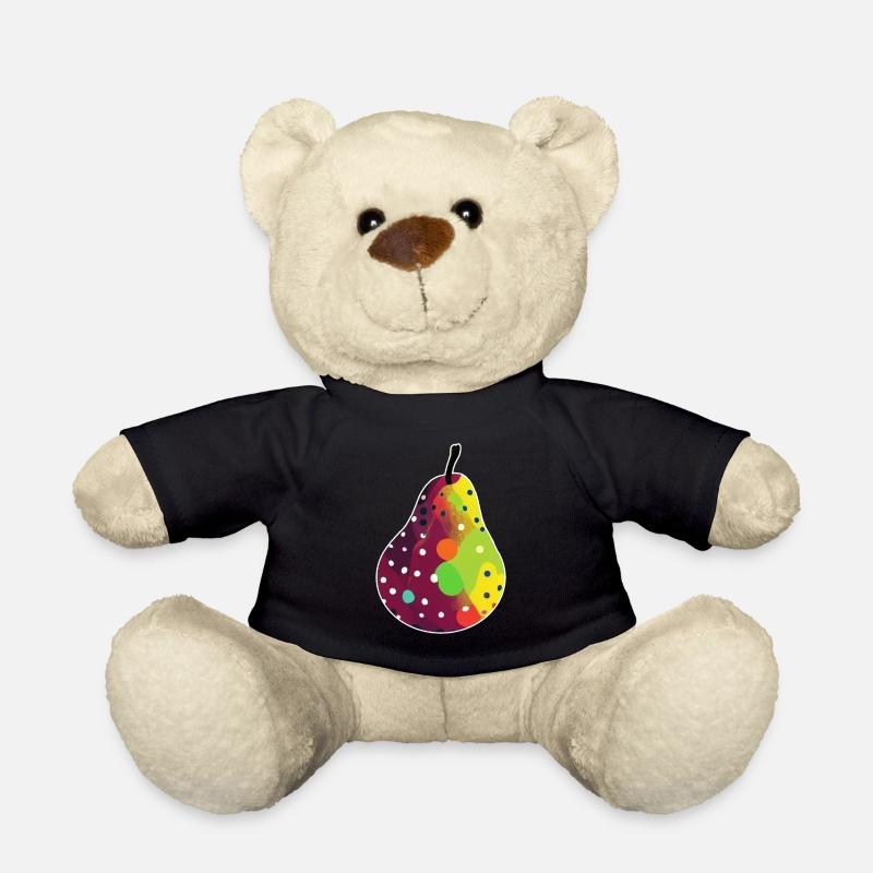 POIRE POP ART - Nounours - noir