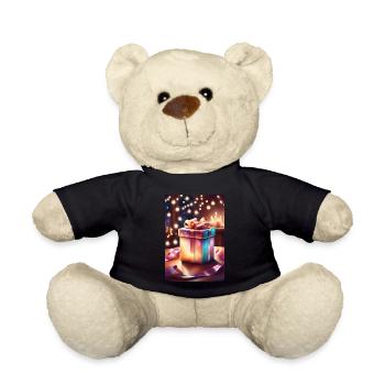 Super cute christmas holiday gift box - Teddy Bear - black - Front