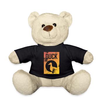 Ducks - Teddy Bear - black - Front