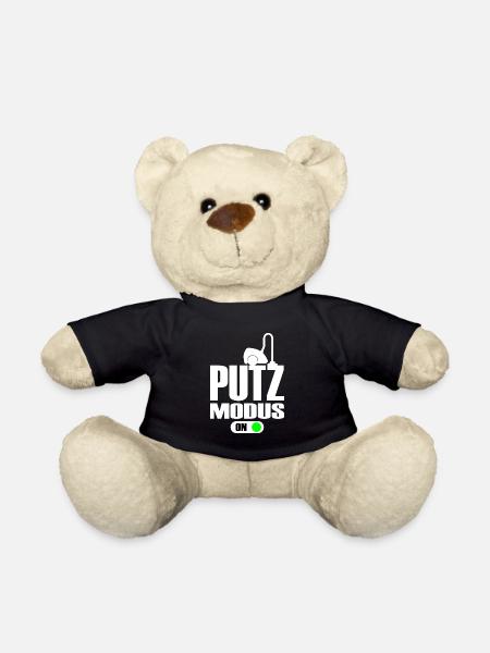 Putzfrau Putz Modus An Lustig - Teddy - Schwarz