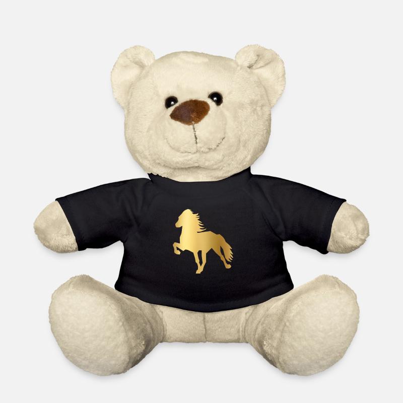 Toelter gold - Teddy - Schwarz
