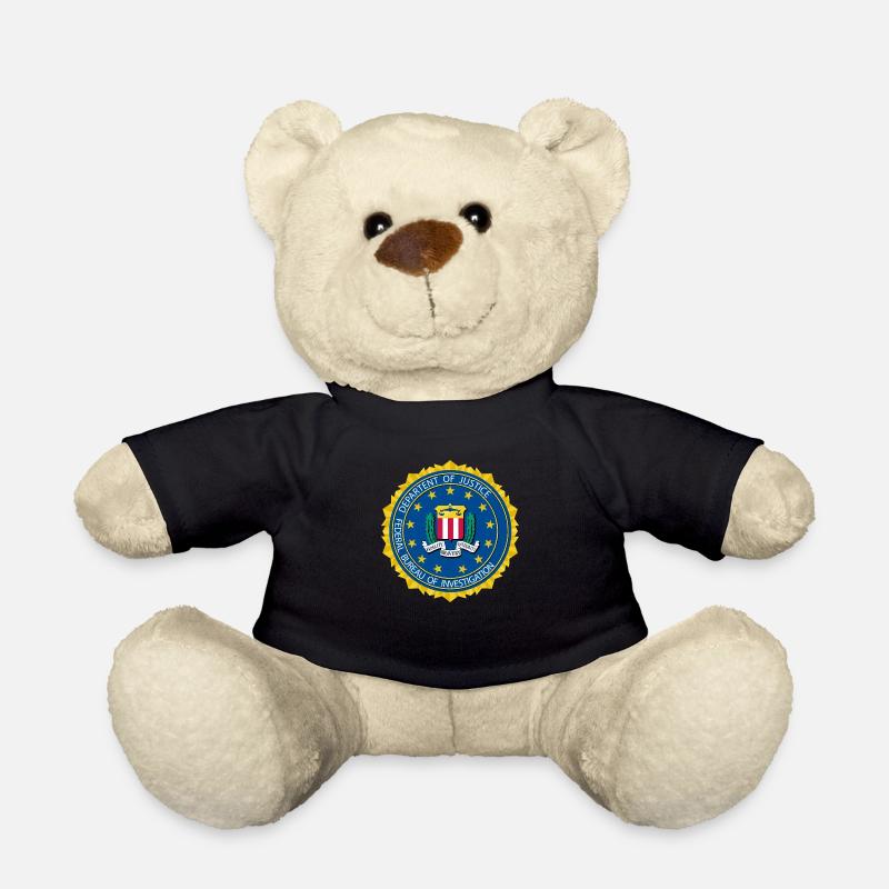 FBI-Siegel - Teddy - Schwarz