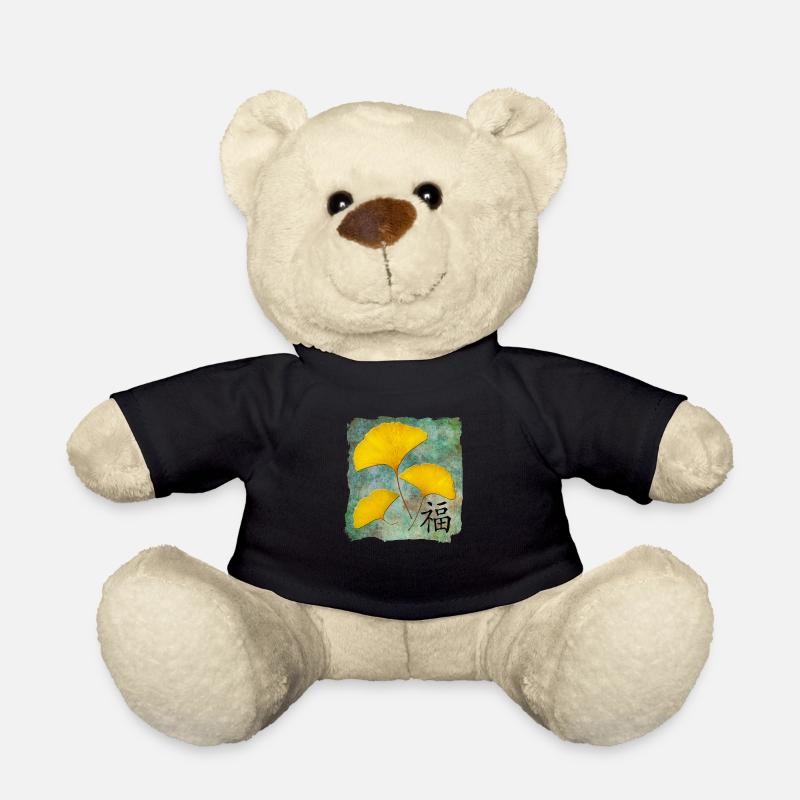 Ginkgo Feng Shui Design Glück - Teddy - Schwarz