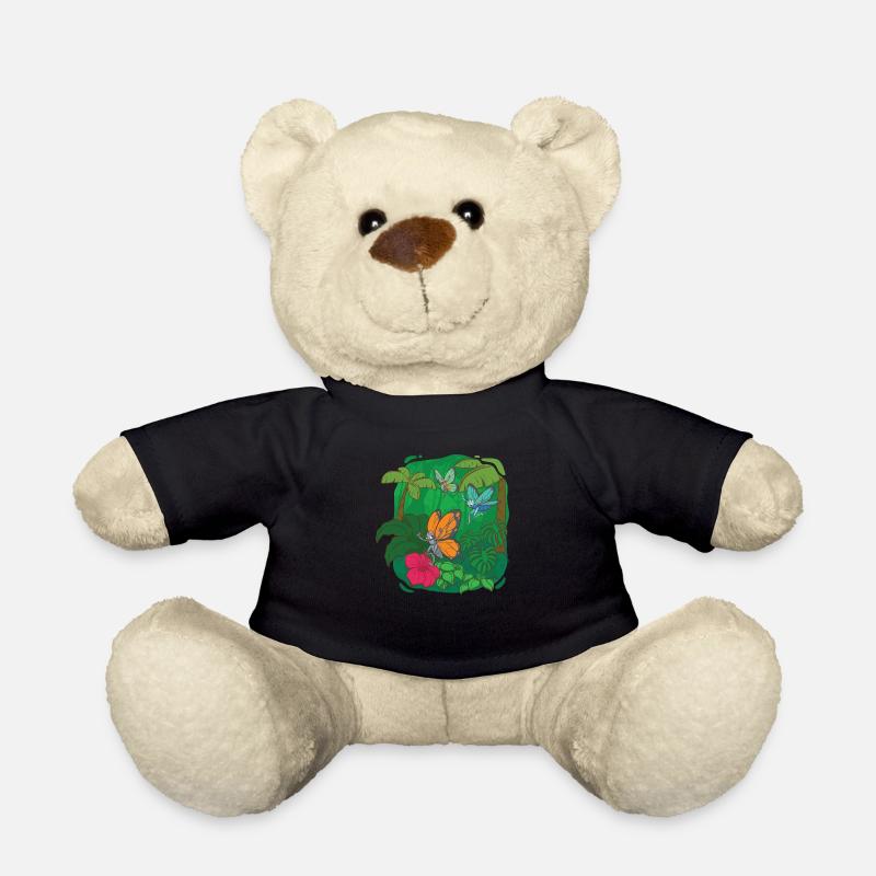 Butterflies - Teddy Bear - black