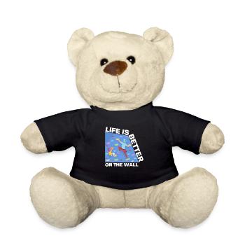 Wall Climbing Bouldering - Teddy Bear - black - Front