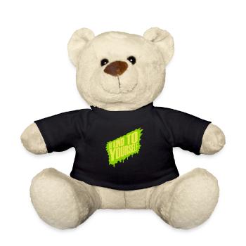 be kind to yourself - Teddy Bear - black - Front