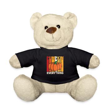 pumpkin everything - Funny Turkey - Nounours - noir - Devant