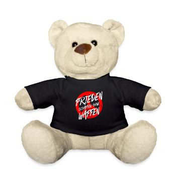 Frieden schaffen - Teddy - Schwarz - Vorne